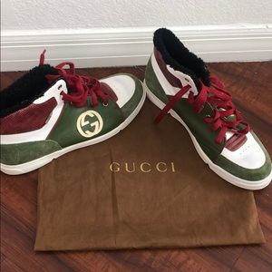 Rare Gucci high top men’s sneaker. 100% Authentic